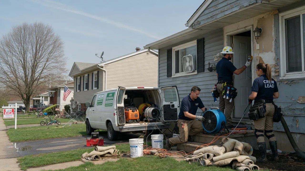 Flood Cleanup in Curran, MI near me