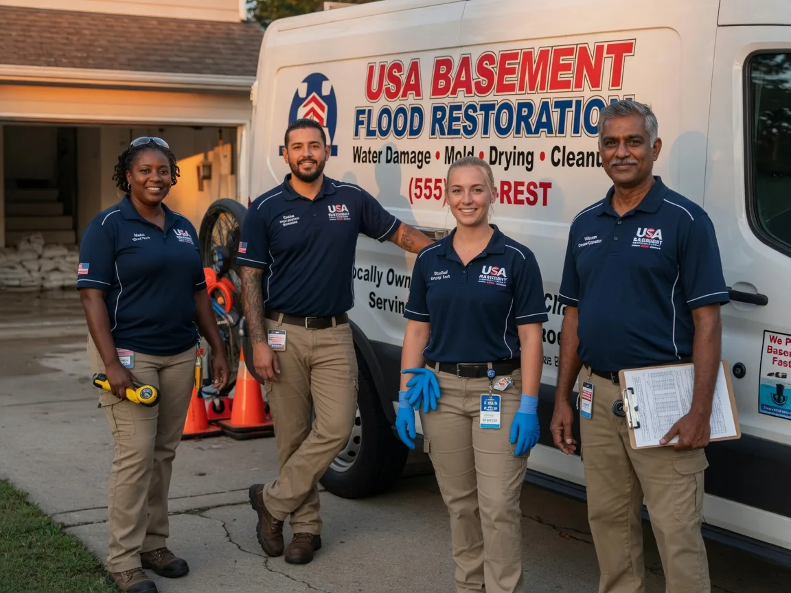 Basement Flood Cleanup company in Curran, MI