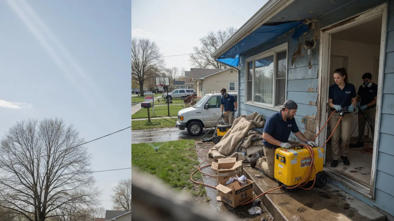 Basement Flood Cleanup in Curran, MI near me